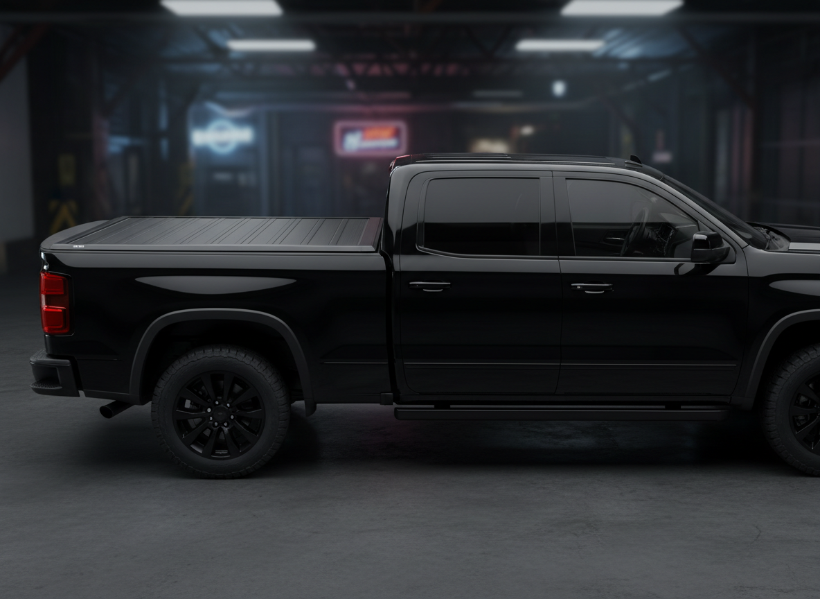 Custom truck with professionally installed accessories