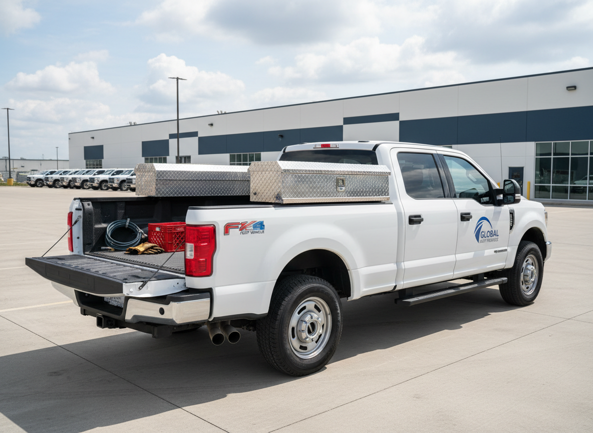 Tool boxes for work trucks